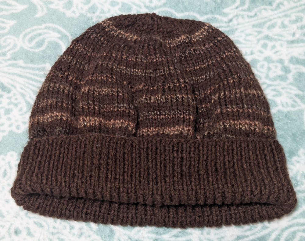 Brown Christmas beanie